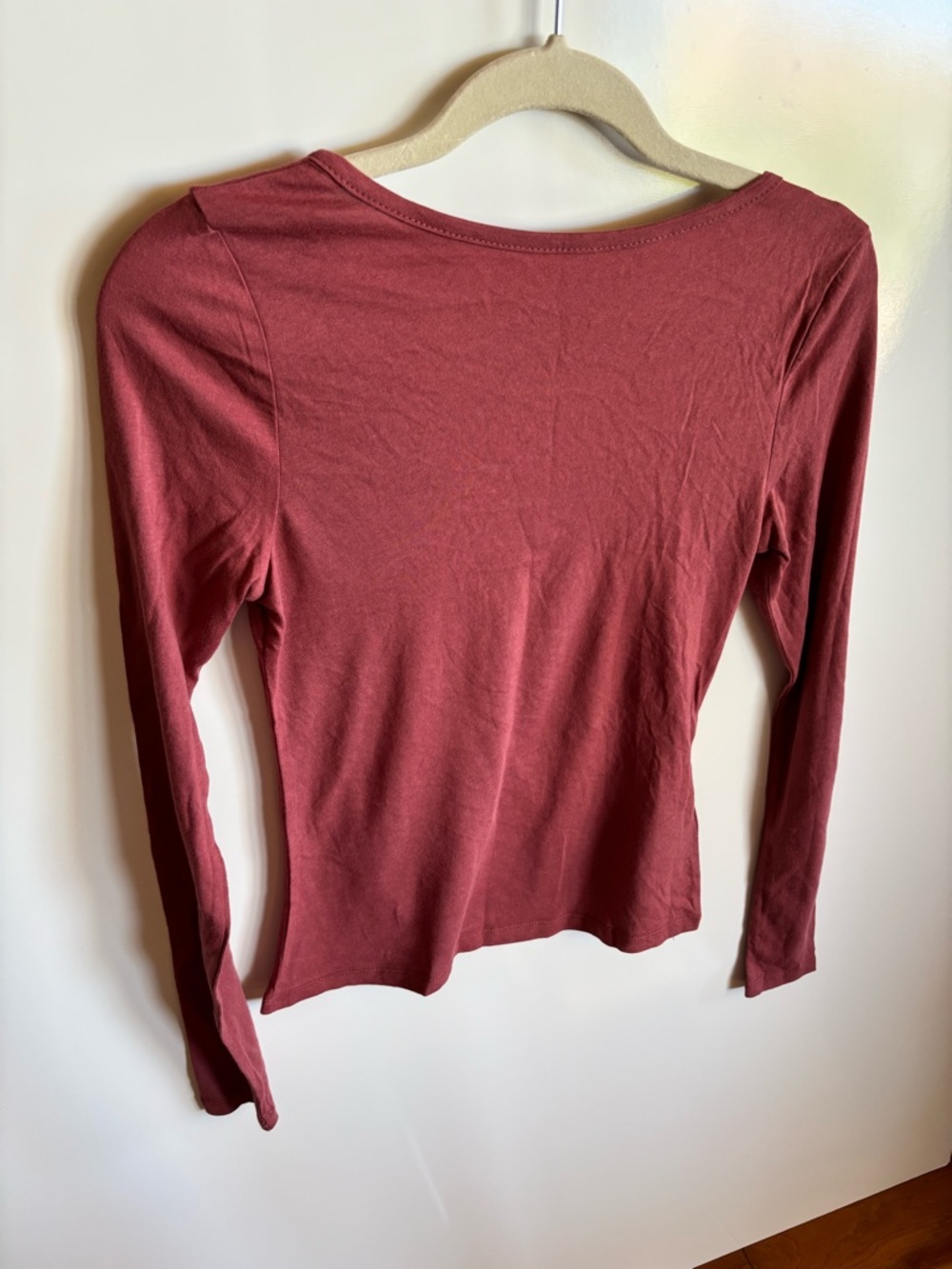 Splendid Long Sleeve Scoop Neck Top - Dusty Rose - Picture 9 of 9